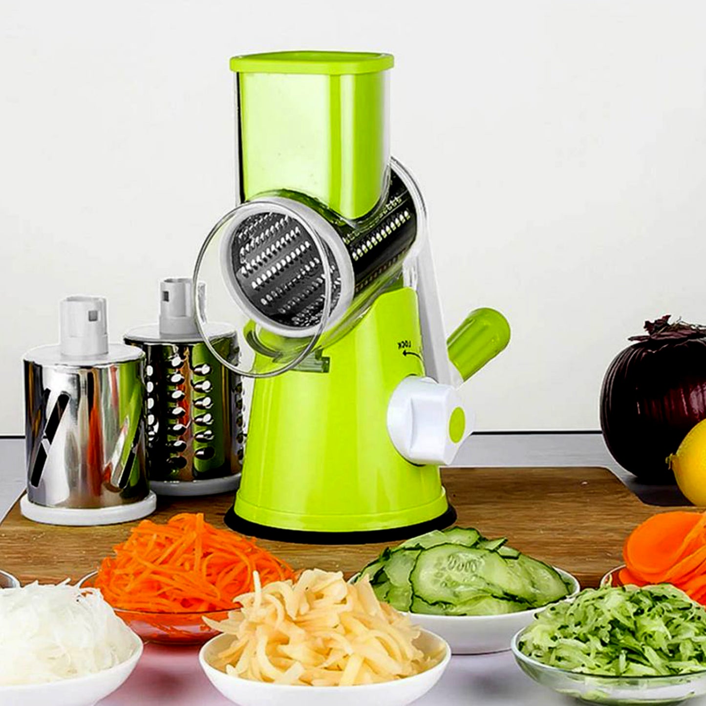 Vegetable Drum Cutter Slicer 2 in 1